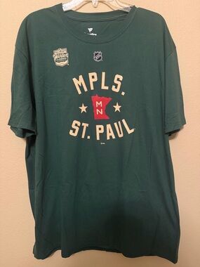 Minnesota Wild Kirill Kaprizov #97 NHL Winter Classic T-Shirt Men’s 2XL NWOT